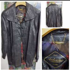 意大利Antonini 女裝羊皮皮褸Italy genuine leather sheep skin size L