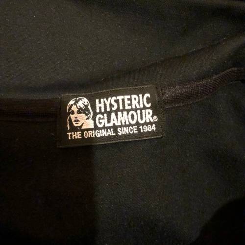 Hysteric Glamour jacket 女裝運動外套,  黑白色，保暖，free size，原裝日本製造 ...