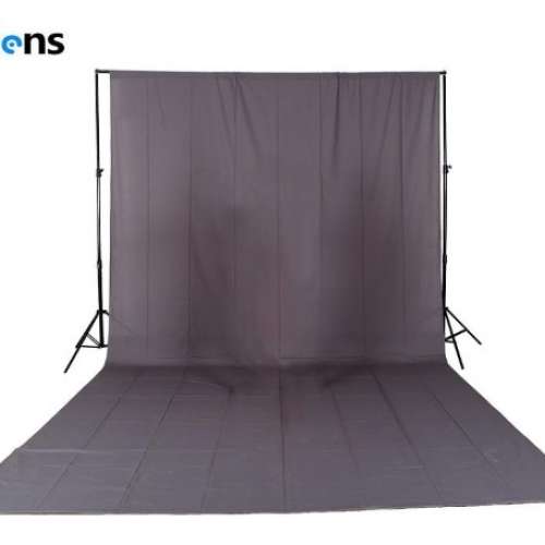 2.8 X 3M Background Support Stand with 3 X 6M Grey Backdrop (影樓攝影背景架 / ...