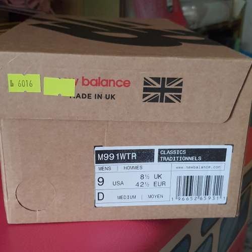 全新 New balance  M991Wtr  Made in England