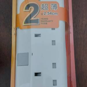 Sunshine (ESD-4) 13A 四位獨立提示燈開關拖板 (連3米線) sockets with 3-meter wire