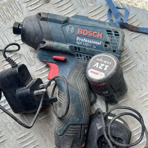 博世Bosch 12V衝擊起子機2電1充