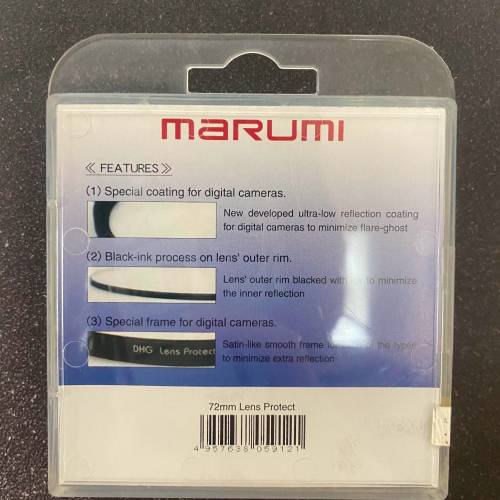 保護鏡MARUMI DHG 72 mm Lens Protector Filter