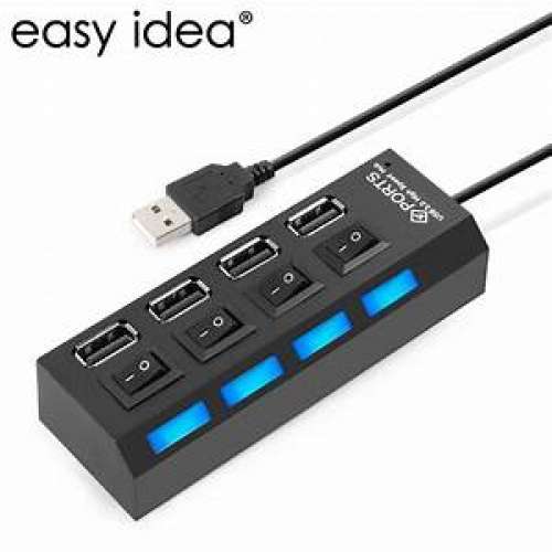 USB 4 ports 分線器