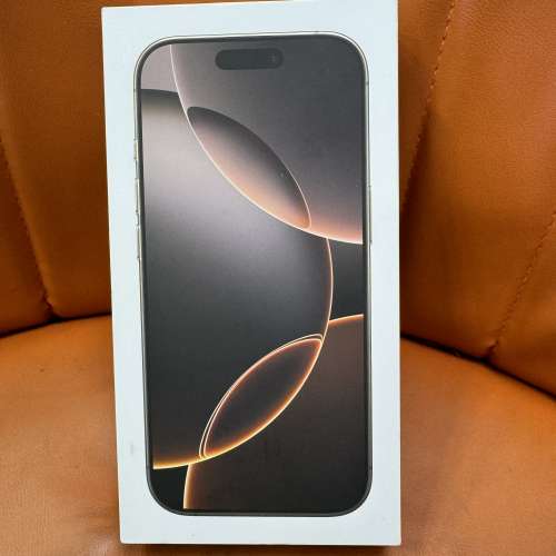 全新未開封未激活 iPhone 16 Pro 512GB 金色 香港行貨 蘋果保養一年 自用首選超值