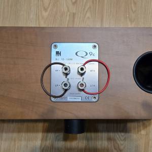 KEF Q9c 中置 桃木色 全正常，極佳保養，新淨