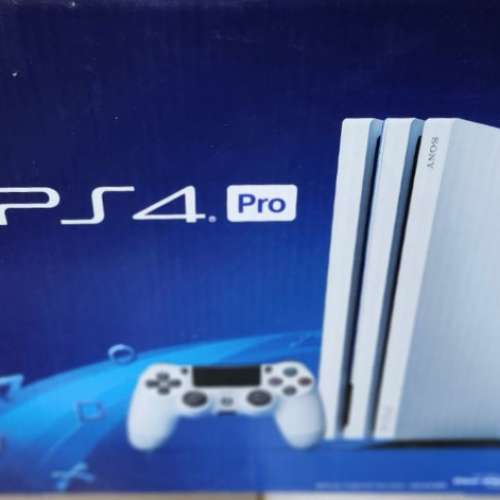 白色 White Sony PS4 Pro 1TB