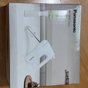 白色全新 Panasonic 手提打蛋器 hand mixer (MK-GH3)
