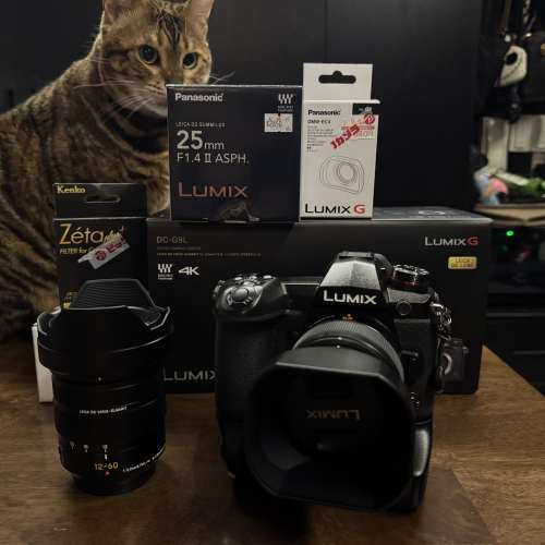 Lumix G9 Leica 12-60 2.8-4 25 1.4 II