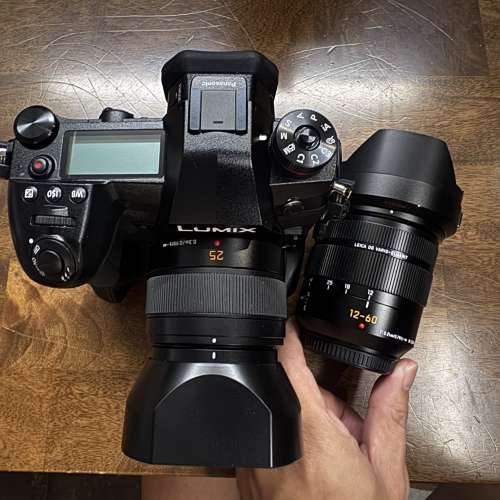 Lumix G9 Leica 12-60 2.8-4 25 1.4 II