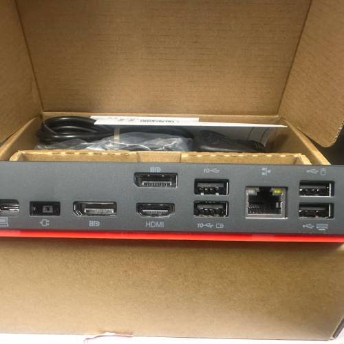 Lenovo 聯想 ThinkPad USB-C  Docking 擴充基座 40AY0090UK 香港行貨