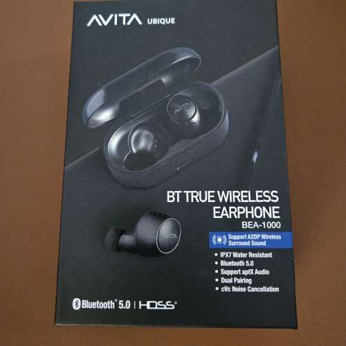 Avita 專業級降噪真無線藍牙耳機 bea-1000 全新 未開封