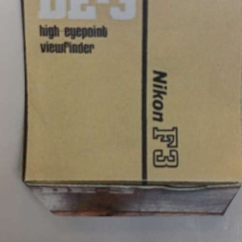 （全球唯一全新貨）Vintage Nikon DE-3 High Eye-Point Prism View-finder for F3