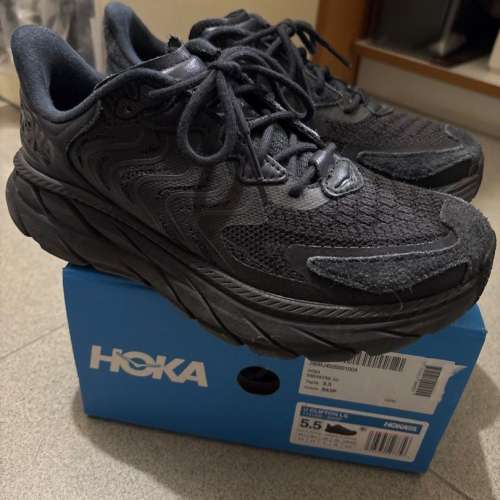 Hoka One One U Clifton LS Black US5.5 US6.5 23.5CM 38碼