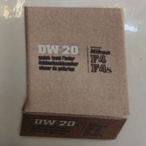 (全球唯一全新貨）Vintage Nikon DW-20 Waist-Level Finder for F4 F4S Camera l