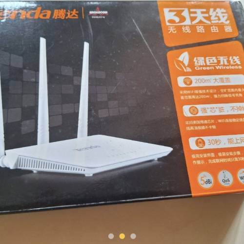 售讓閑置Tenda騰達F3百兆路由器