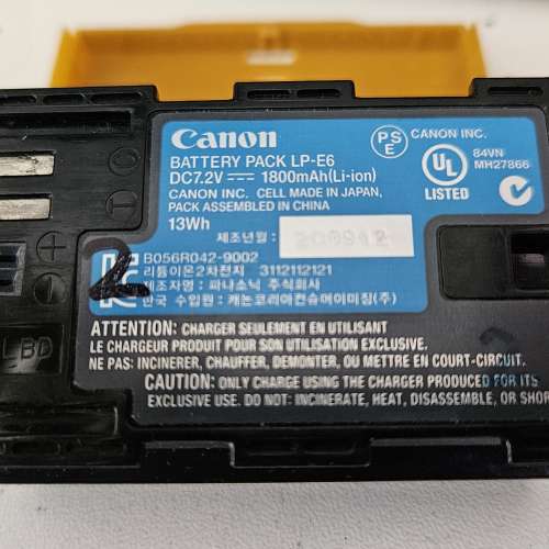 Canon LP E6 原厰電池