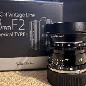 Voigtlander Ultron Vintage Line 28mm F2 ASPH for VM 福倫達