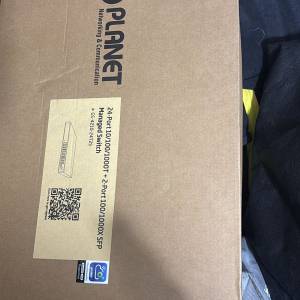80% new 24 port planet managed switch