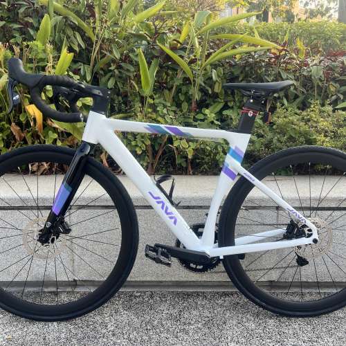 2025 JAVA AURIGA R9 22速 桶軸油剎鋁合金公路車 送水架前後蛙燈