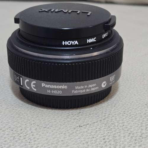 Lumix m4/3 20mm1.7,，日本制造，有盒。