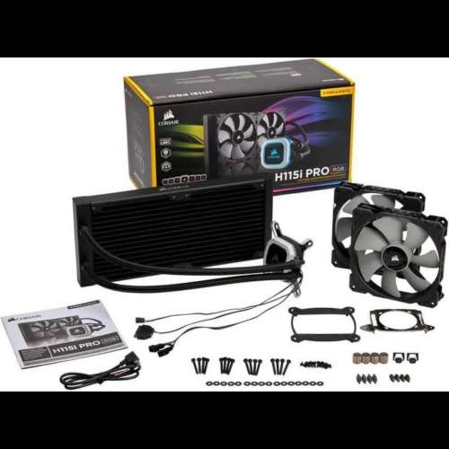 全新未使用 Corsair H115i PRO RGB 280 電腦 aio 水冷 散熱器 cpu cooling