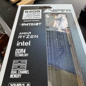 Patriot Viper 4 DDR4 RAM 64GB (2x32GB) 3200MHz CL16 UDIMM