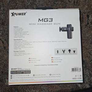 Xpower MG3 迷你按摩槍(全新未開封)