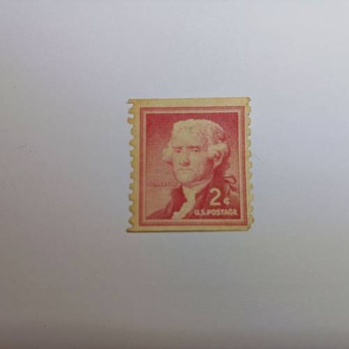 2美分復古郵票(紅色)Thomas Jefferson|