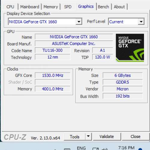 asus gtx 1660 phoenix oc 6gb