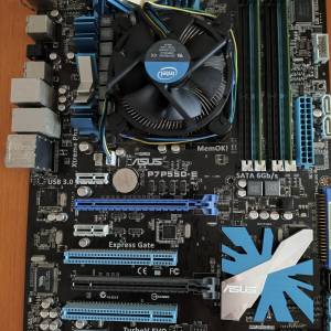 I5 760 + Asus P7P55D-E + 4G ddr3 ram x2
