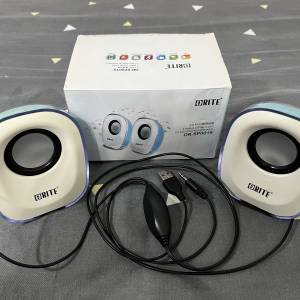 85% 新 ORITE OR-SP0019 2.0 mini digital speaker 數碼喇叭