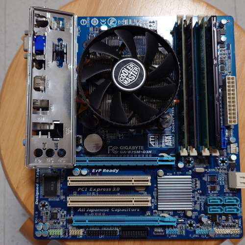 Intel Core i5-3450 + Gigabyte GA-B75M-D3H + 16GB DDR3 Ram