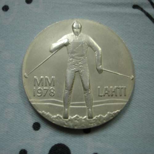 芬蘭 1978 年發行冬季運動會紀念版 25 馬克銀幣