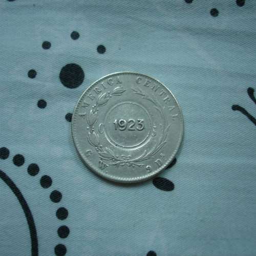 哥斯達黎加 1923 年發行 1 科倫銀幣