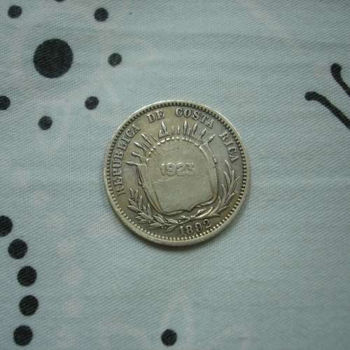 哥斯達黎加 1923 年發行 50 分銀幣