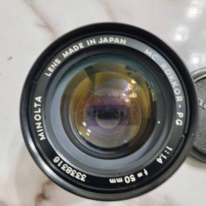 Minolta 50mm f1.4