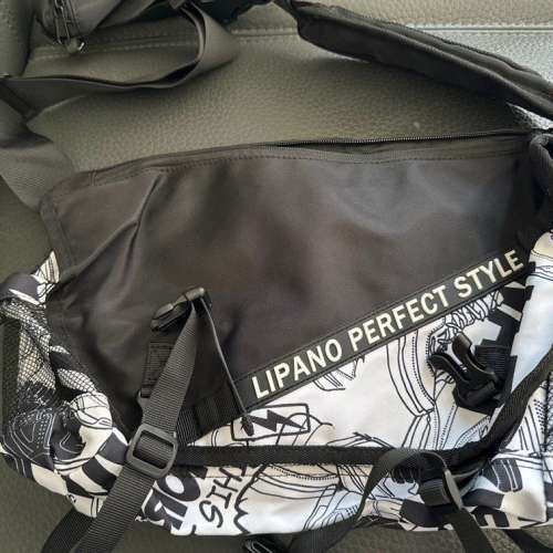 全新黑白色型格斜揹袋 男女裝 書包 背包 sling shoulder bag handbag hand bag Tot...