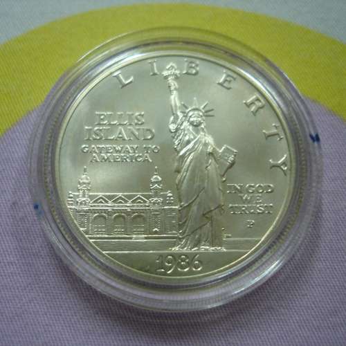 美國 1986 年發行 1 圓銀幣