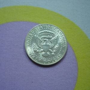 美國 1968 年發行 0.5 圓銀幣