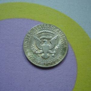 美國 1969 年發行 0.5 圓銀幣
