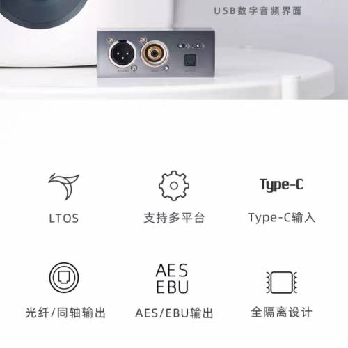 個人閒置LOTOO 樂圖 PAW D1 數字高清DSD音樂USB音頻界面