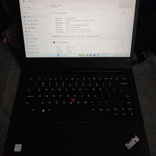 Lenovo E480 - i5-8250U，8GB RAM，256GB SSD