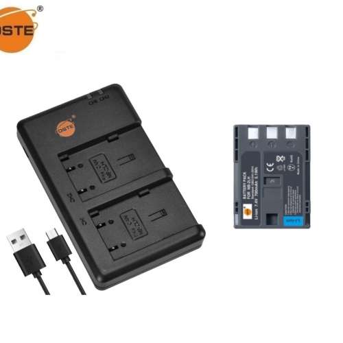 BP-2L5, BP-2LH, NB-2, NB-2LH Lithium-Ion Battery With  Dual USB Charger 代用鋰...