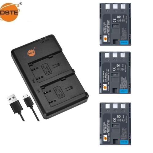 BP-2L5, BP-2LH, NB-2, NB-2LH Lithium-Ion Battery With  Dual USB Charger 代用鋰...