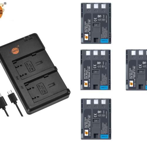 BP-2L5, BP-2LH, NB-2, NB-2LH Lithium-Ion Battery With  Dual USB Charger 代用鋰...