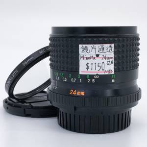 98% New Minolta 24mm F2.8手動鏡頭, 深水埗門市可購買