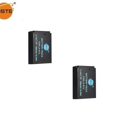 DSTE LP-E12 Lithium-Ion Battery Pack 代用鋰電池 (For Canon，7.2V，750mAh)
