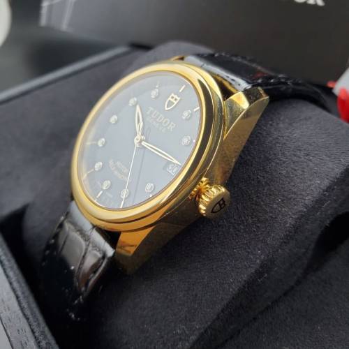 Brand New Tudor Glamour Date (黑色鑽石字面)