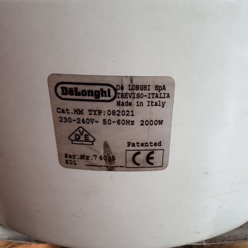 Delonghi oil heater Made in Italy 暖爐